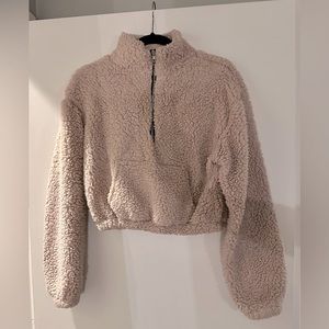 Cropped Teddy Bear Sweater